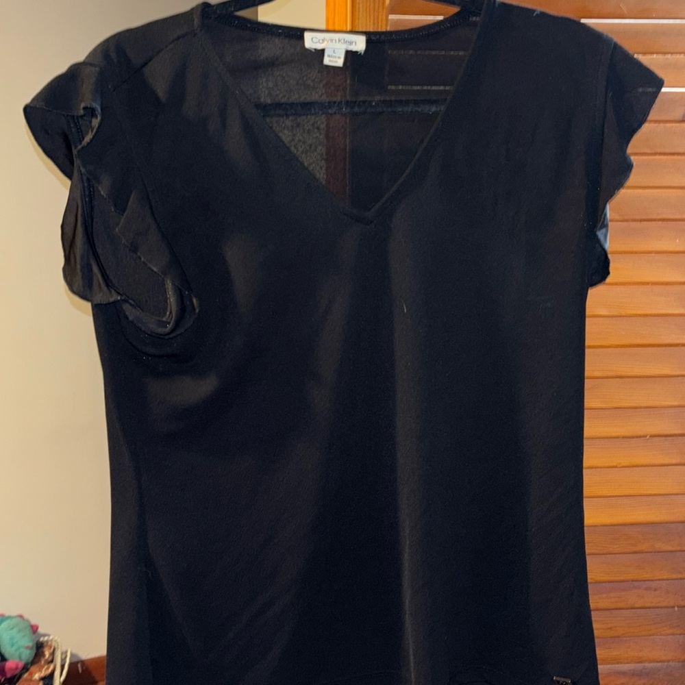 Ruffle Sleeve Shirt
